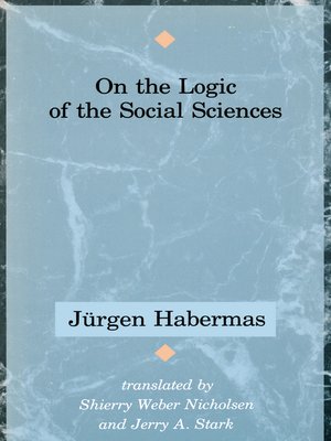 cover image of On the Logic of the Social Sciences